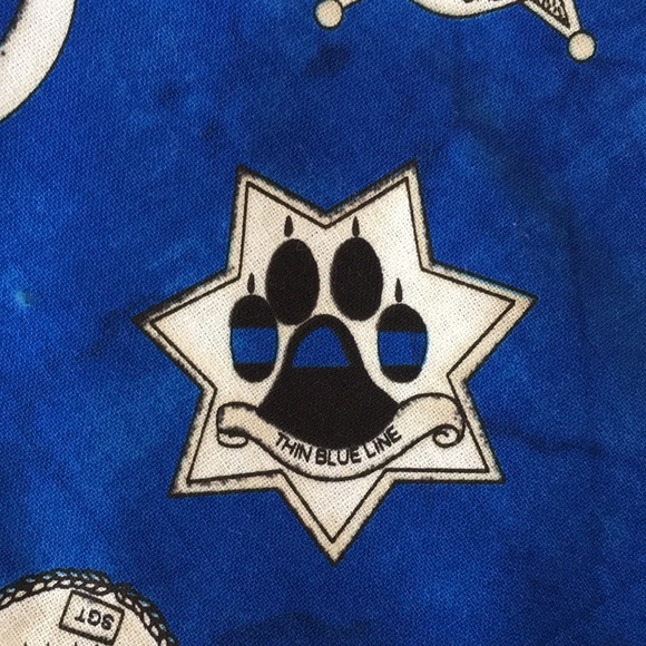 Back The Blue đź’™ Police / Law Enforcement Quilting Fabric - Picture 8 of 9